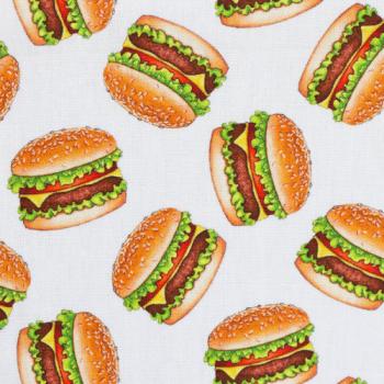 Preview: Baumwolle Druck Swafing Kim Hamburger auf Weiß
